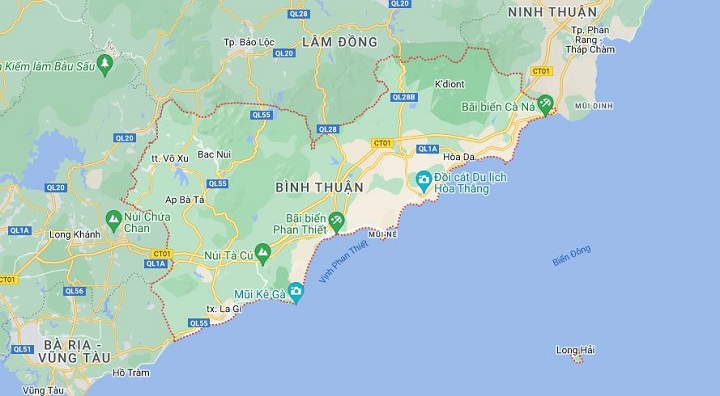 Dịch vụ Google Map tại Bình Thuận