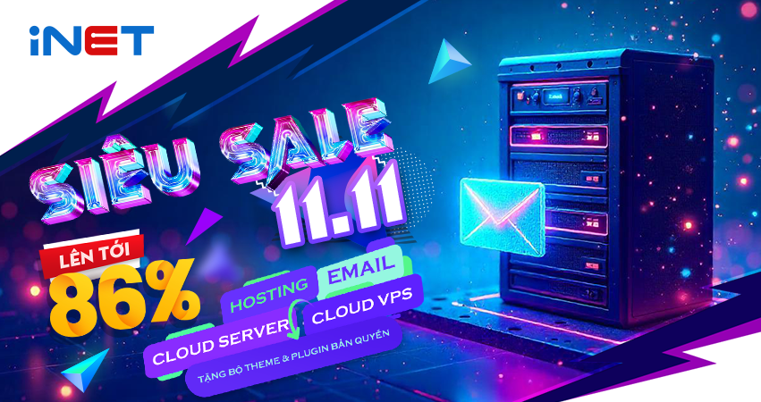 INET siêu sale 86% dịp 11.11.2024