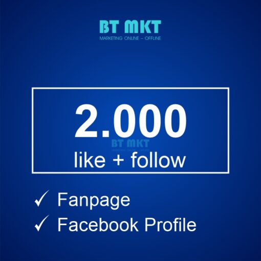 2000 like follow fanpage facebook
