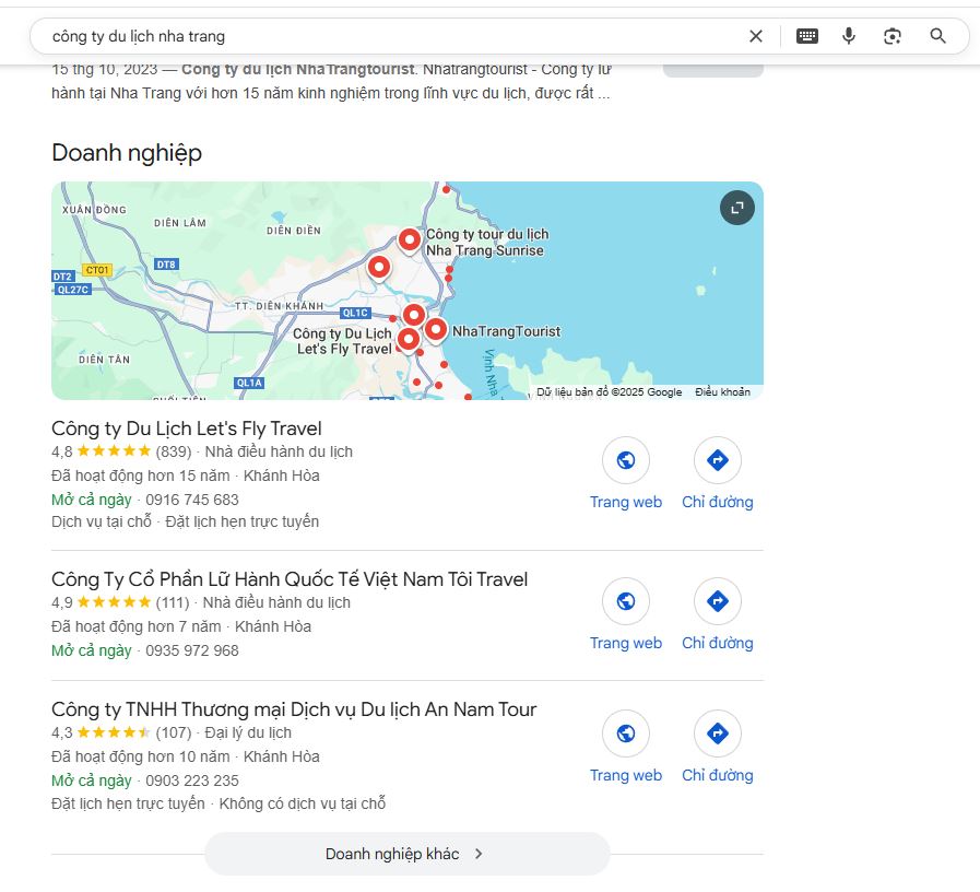 Dịch Vụ Google Maps Cho Ngành Du Lịch