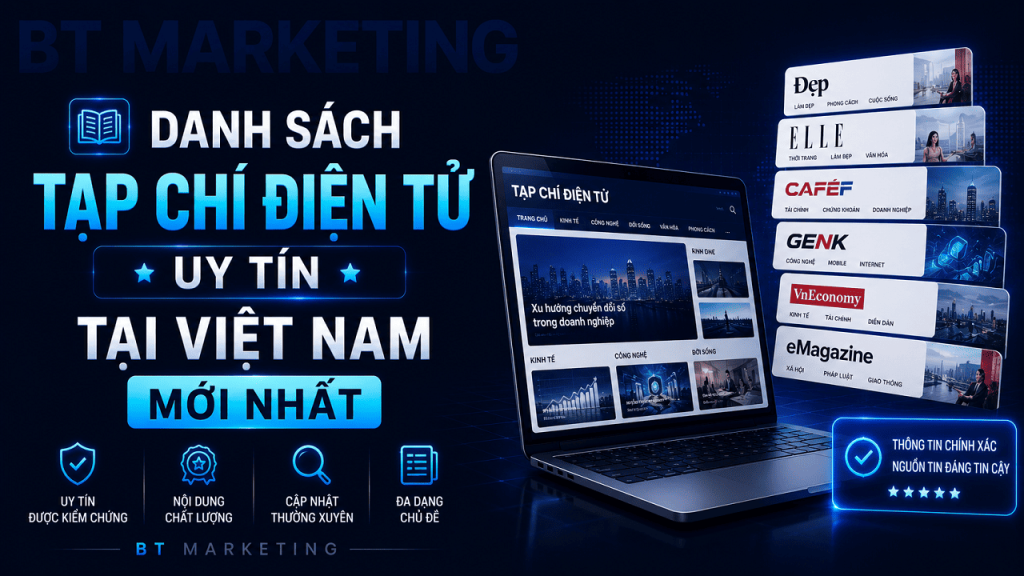 Danh Sách Tạp Chí Điện Tử Uy Tín Tại Việt Nam