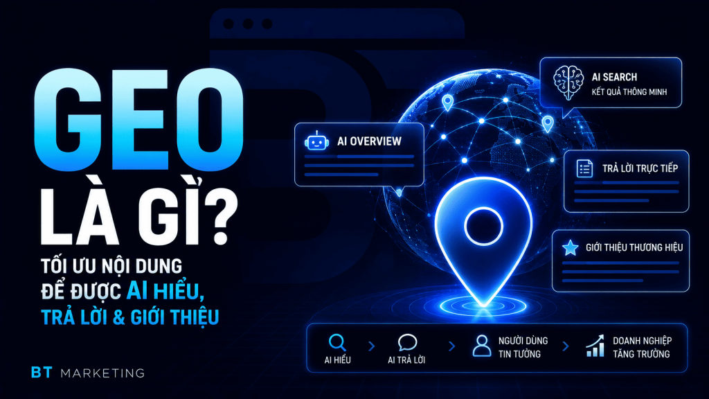 GEO là gì? So sánh GEO, AEO và SEO | Xu hướng tối ưu website trong thời đại AI Search 2 GEO là gì? So sánh GEO, AEO và SEO