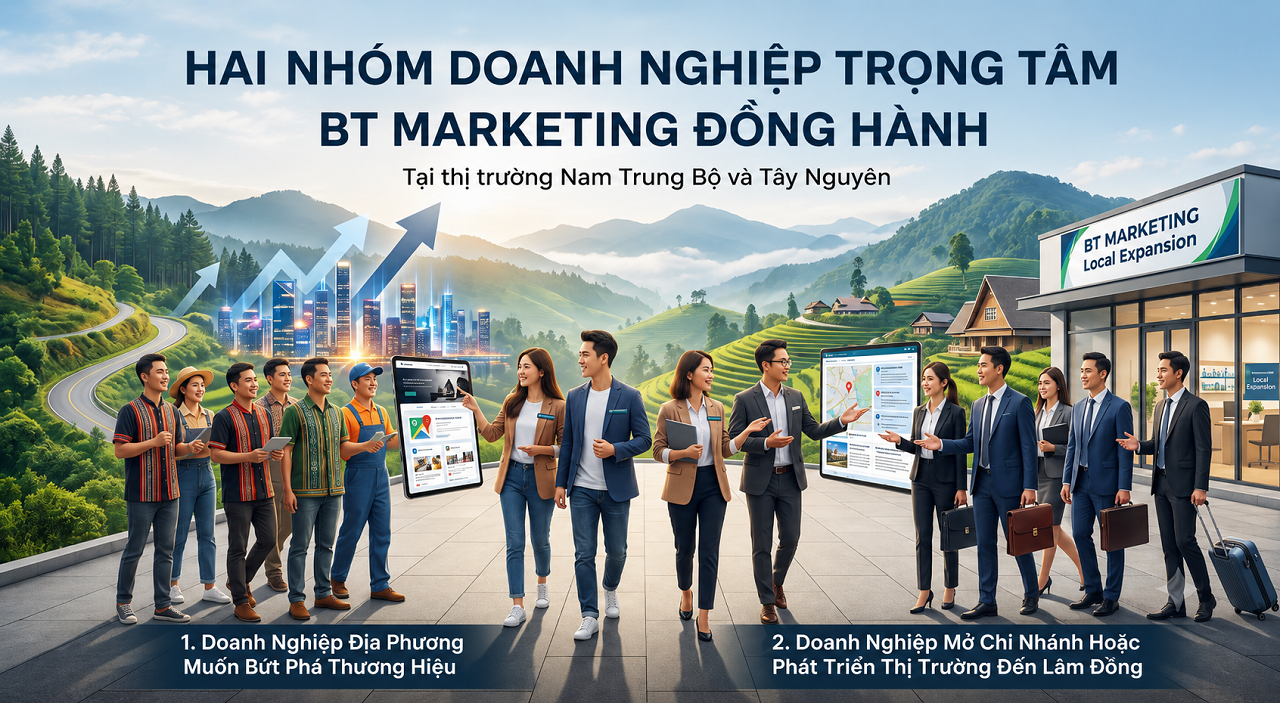 Nhóm Doanh Nghiệp Trọng Tâm BT MARKETING Đồng Hành