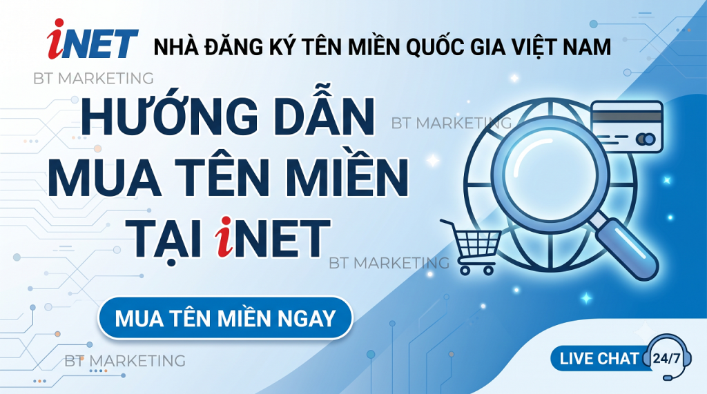 Hướng Dẫn Mua Tên Miền Tại iNET