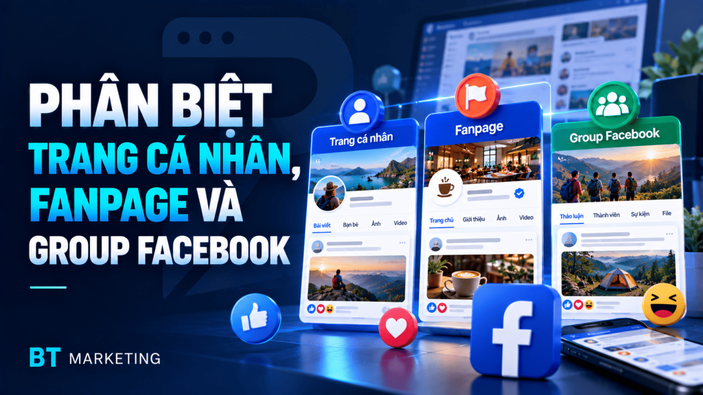 Phân Biệt Trang Cá Nhân, Fanpage Và Group Facebook